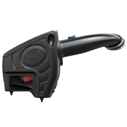 S&B cold air intake installed on Ford Super Duty