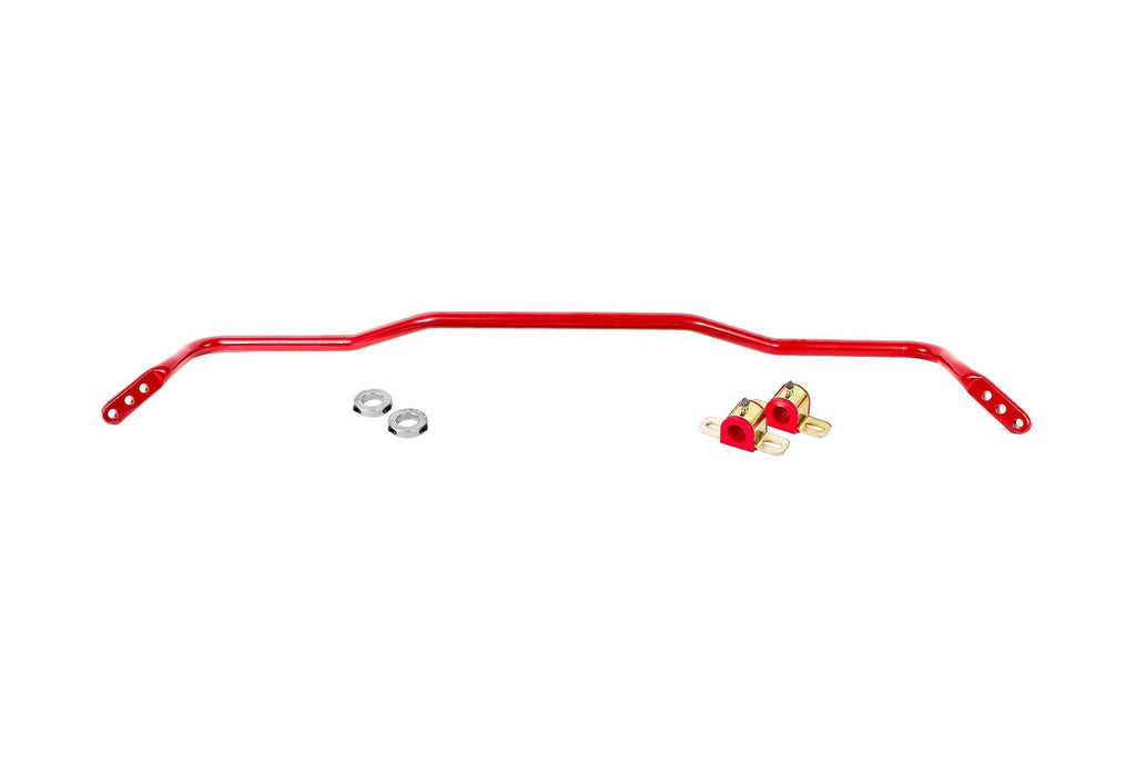 BMR REAR SWAY BAR 25MM 3-HOLE ADJ RED (2015+ MUSTANG) SB045R