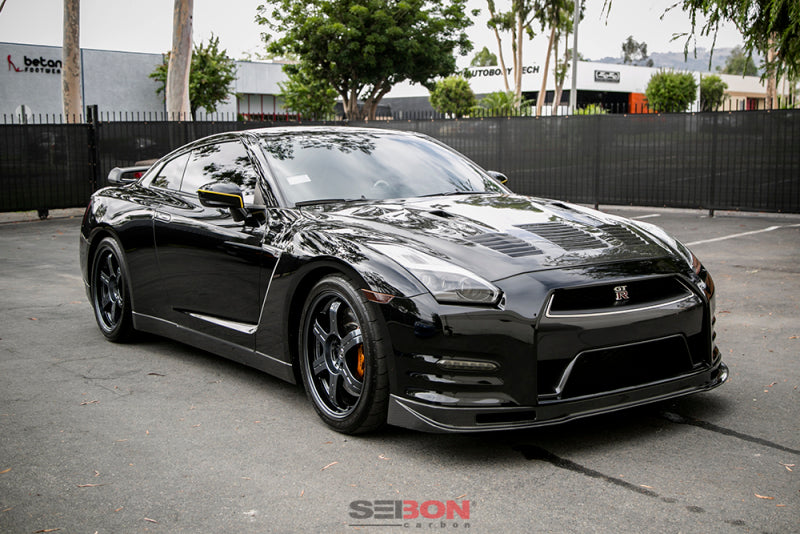 Seibon Nissan GT-R Carbon Fiber Hood (GTII-style) - HD0910NSGTR-GTII