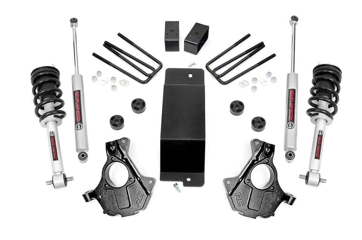 Rough Country 3.5 Inch Lift Kit 14-19 Silverado & Sierra 12132 Rough Country