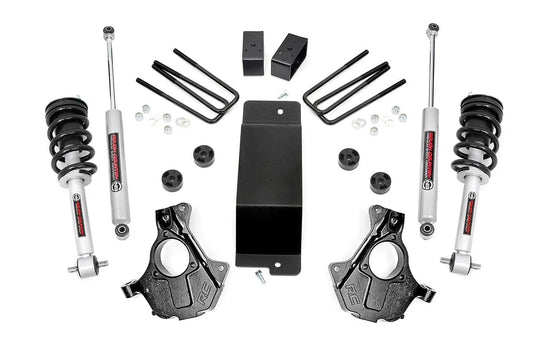 Rough Country 3.5 Inch Lift Kit 14-19 Silverado & Sierra 12132 Rough Country
