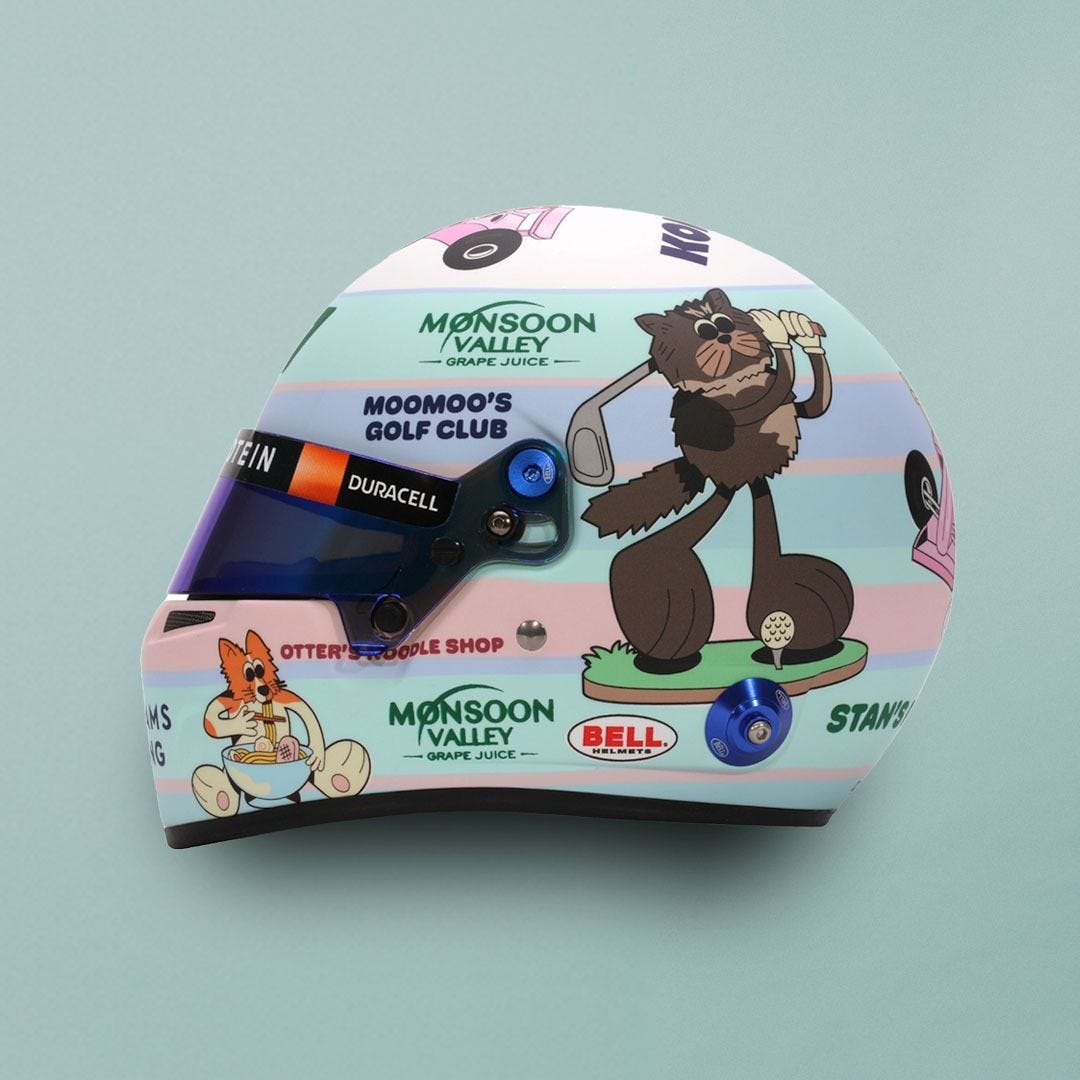 Bell 2024 Alex Albon Mini G Helmets 4100313