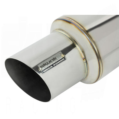 Skunk2 Universal Muffler – 2.25" Inlet / 4.00" Outlet – Super N1 Style