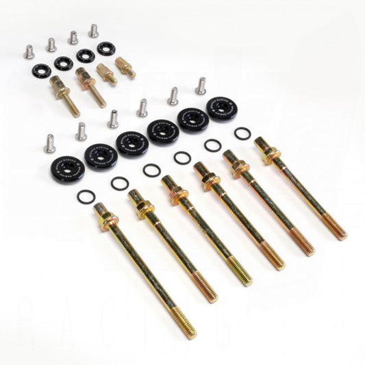 Skunk2 Low-Profile Valve Cover Hardware – K-Series (K20/K24) – Black Anodized