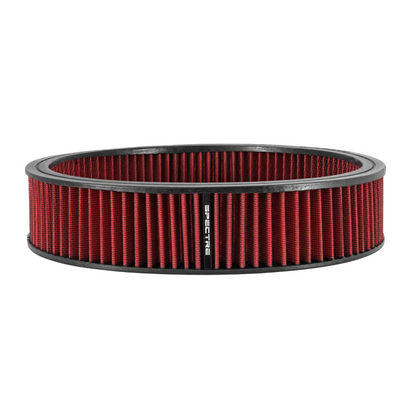 Spectre HPR0136 air filter for select 14 in x 3 in Red models.