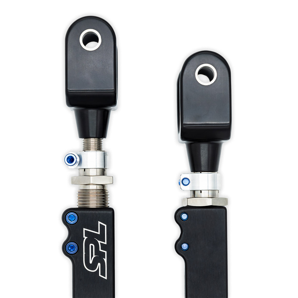 SPL Parts adjustable rear upper control arms for Toyota GR Corolla, designed to increase rear camber adjustability, eliminate bushing deflection, and improve suspension response