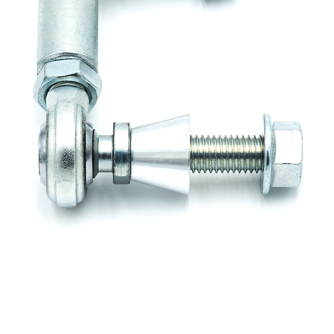 SPL RE E210 adjustable rear sway bar endlinks for Toyota GR Corolla, designed to eliminate sway bar preload and improve rear sway bar response and handling balance