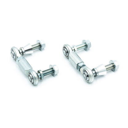 SPL RE E210 adjustable rear sway bar endlinks for Toyota GR Corolla, designed to eliminate sway bar preload and improve rear sway bar response and handling balance