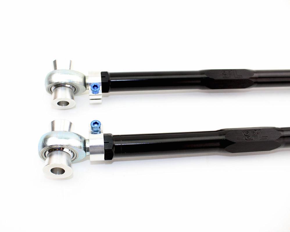 SPL RTR F8X adjustable rear traction links for BMW F8X and G8X M cars, designed to reduce wheel hop and improve rear stability under acceleration