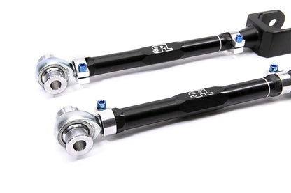 SPL RTR G29 adjustable rear traction links for Toyota Supra A90 and BMW G-series, designed to reduce wheel hop and improve rear stability under load