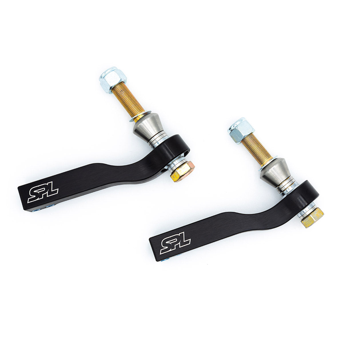 SPL TRE G29 adjustable front tie rod ends for Toyota GR Supra A90 and BMW Z4 G29, designed to correct bumpsteer and improve steering stability on lowered cars