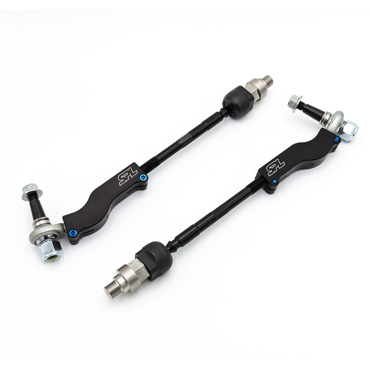 SPL TRE NAPS adjustable bumpsteer tie rod end kit for NA Miata, designed to reduce toe change, improve steering stability, and increase drift steering angle