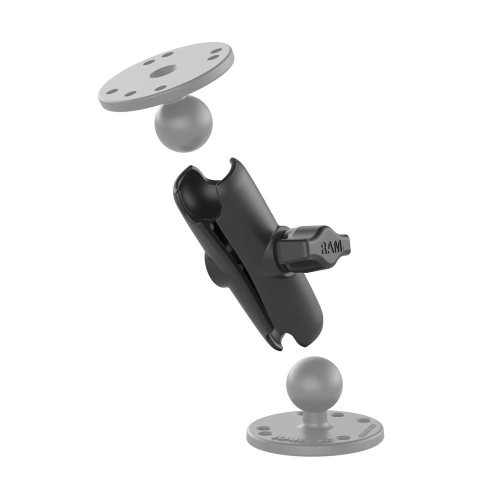 Spod Ram Mount Double Socket Arm for 1 Inch Ball Bases - Universal