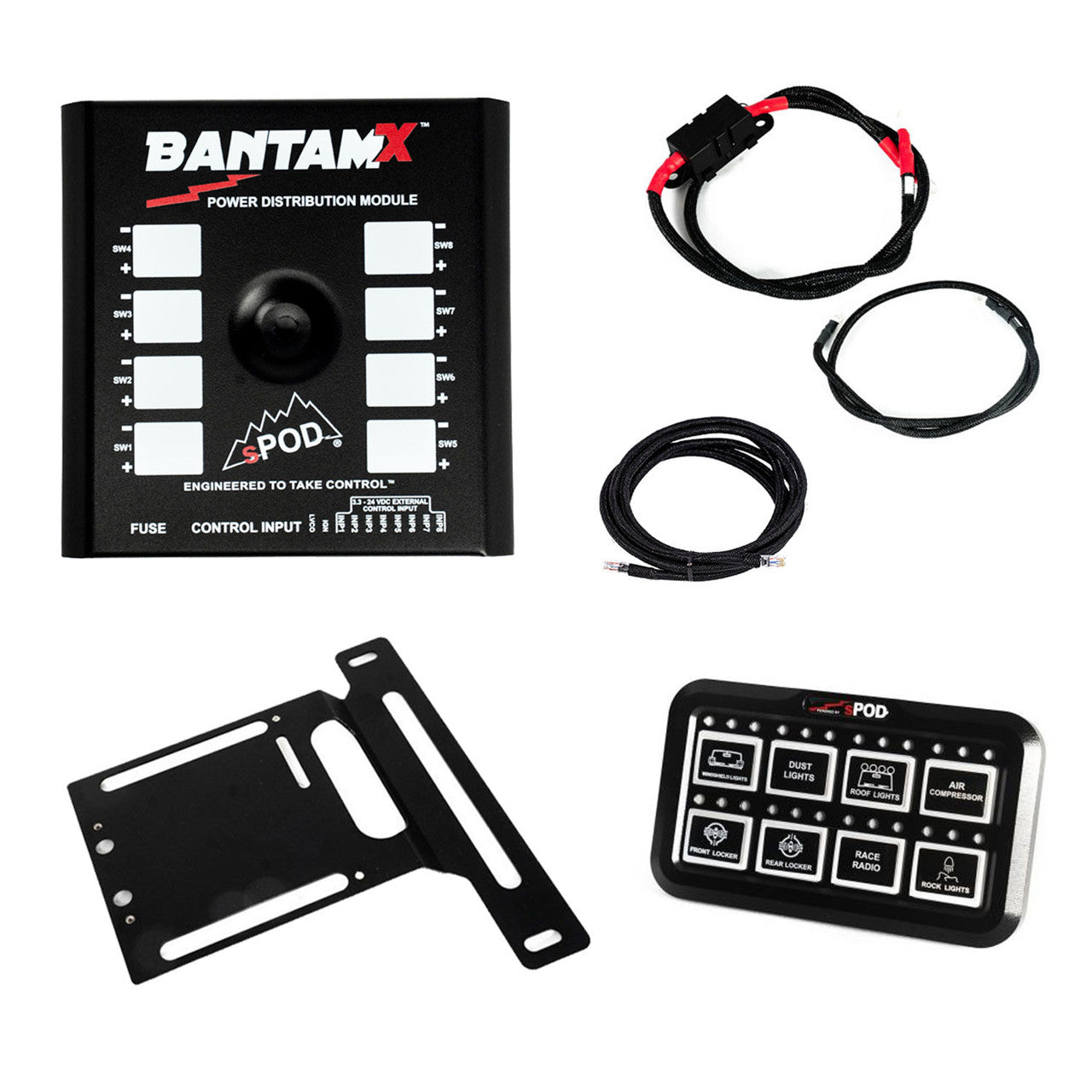 Spod BantamX HD – Jeep Wrangler JL & Gladiator JT | 2018–2024 (SKU: 870025)