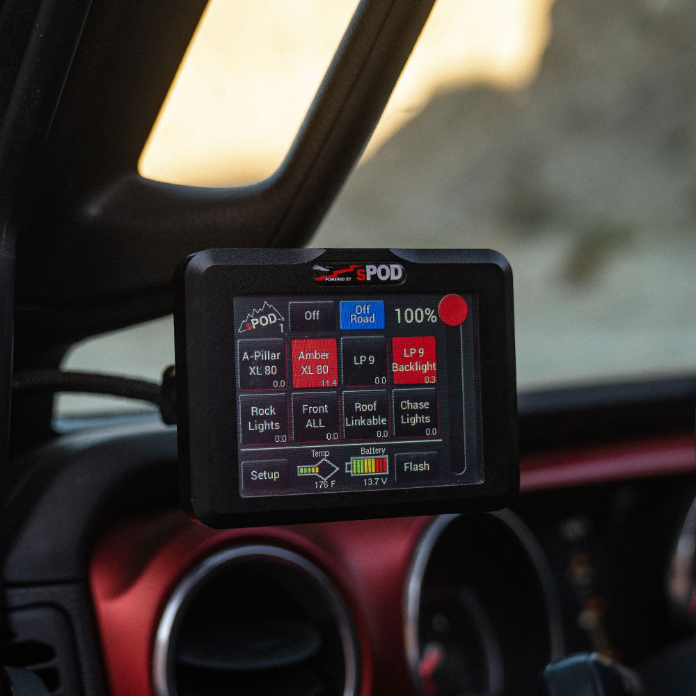 Spod BantamX with Touchscreen – Jeep Wrangler JL & Gladiator JT (SKU: 870040)