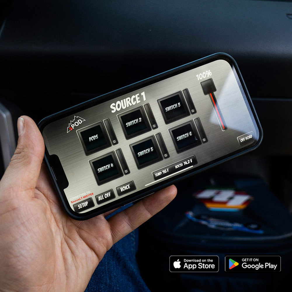 Spod SourceLT Wireless Switch Controller – Jeep Wrangler JL & Gladiator JT (SKU: 870119)
