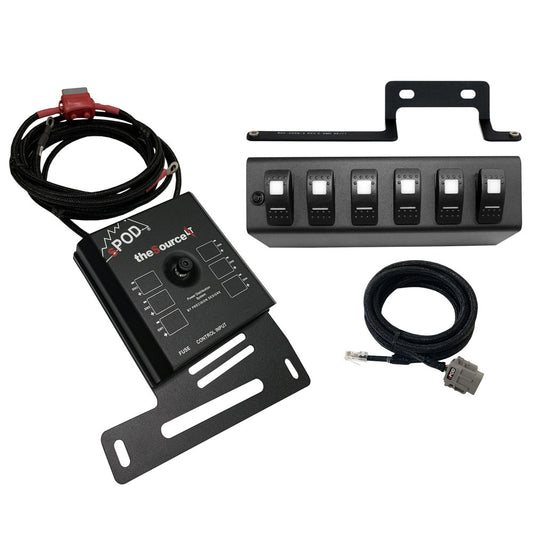 Spod SourceLT with Blue Switch Panel – Jeep Wrangler JK 2009–2018 (SKU: 873115)