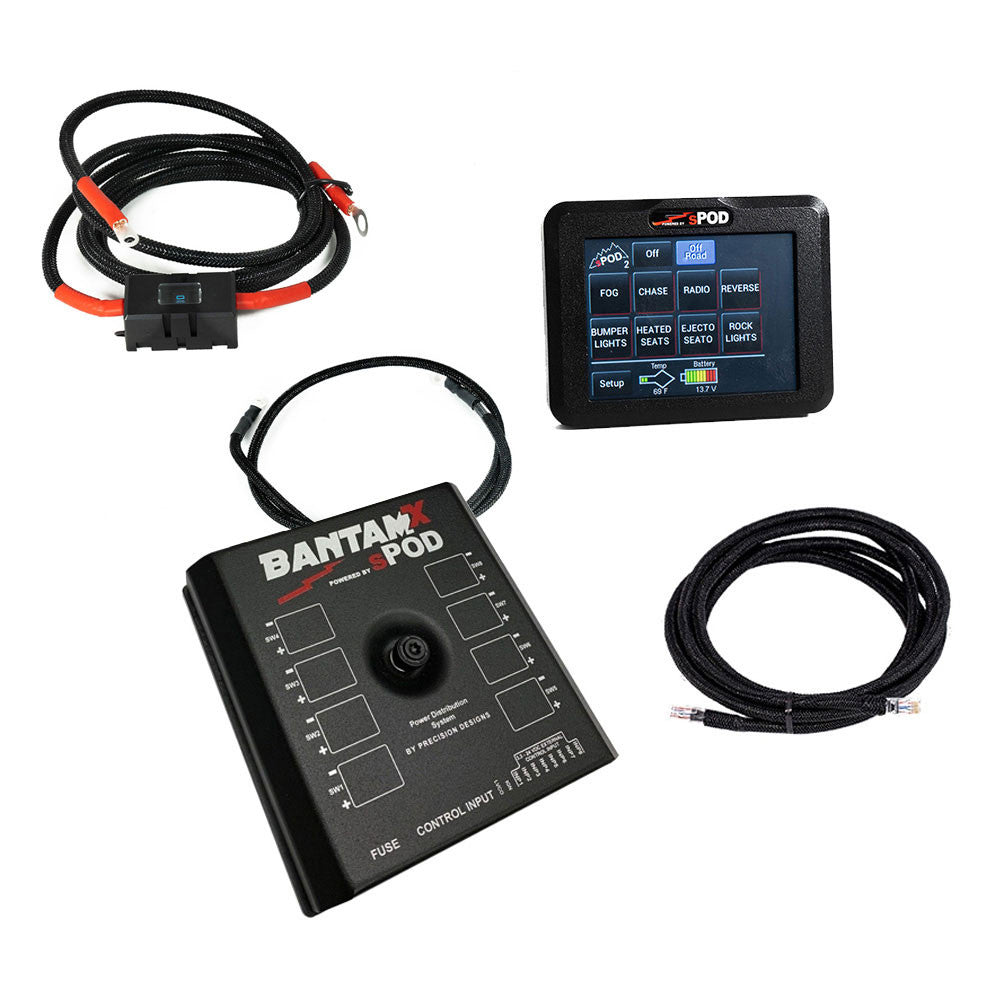 Spod BantamX with Touchscreen – Universal | 84" Battery Cable (SKU: BXTSBUNI84)