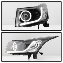 Load image into Gallery viewer, Spyder 5074164 Black Projector Headlights with Light Tube DRL for Chevy Cruze 2011-2014