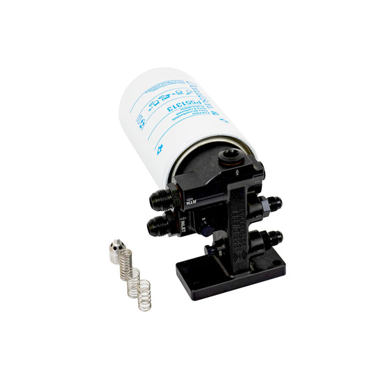 S&S Diesel Regulated Fuel Filter Head FDSRFHASM for High-Flow Diesel Fuel Systems