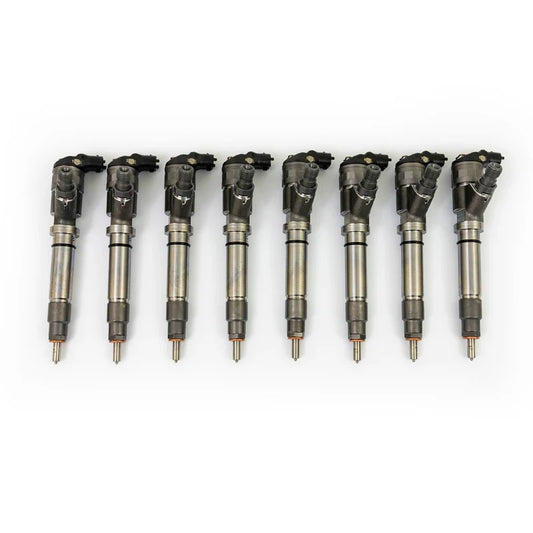 S&S Diesel TorqueMaster Reman Injector Set LLY-10SAC-R-SET for 2004.5-2005 6.6L Duramax LLY