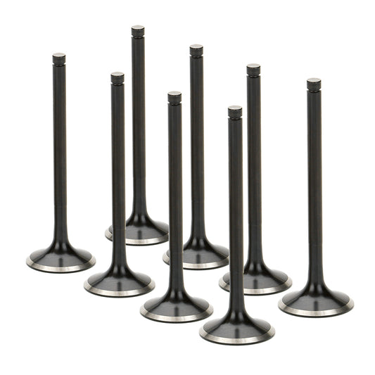 Honda H22 Exhaust valve 30.00x5.45x106.45mm / Tip 1.9mm/ SS/ Blk. Nitrided/ stock size- Set of 8 Supertech