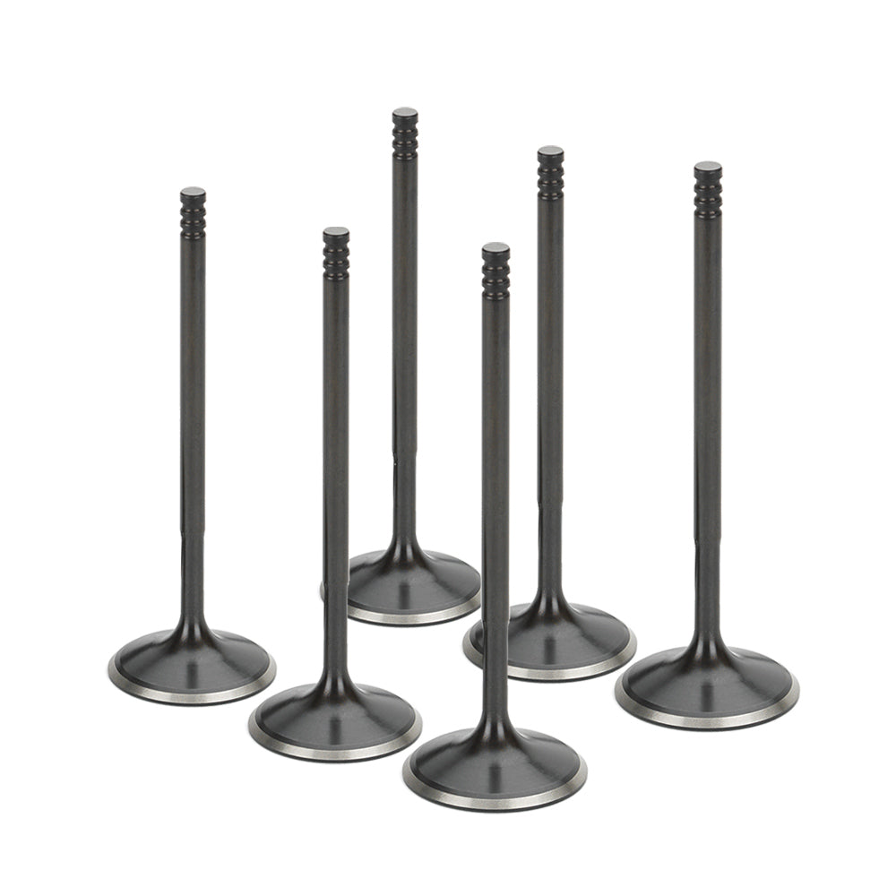 Supertech VW VR6 2.8L Black Nitrided Intake Valve - Set of 6