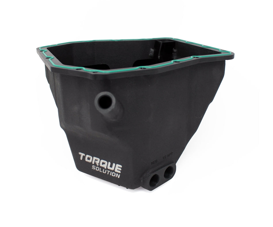 Torque Solution HD Oil Pan: Subaru EJ20/EJ25 - Black