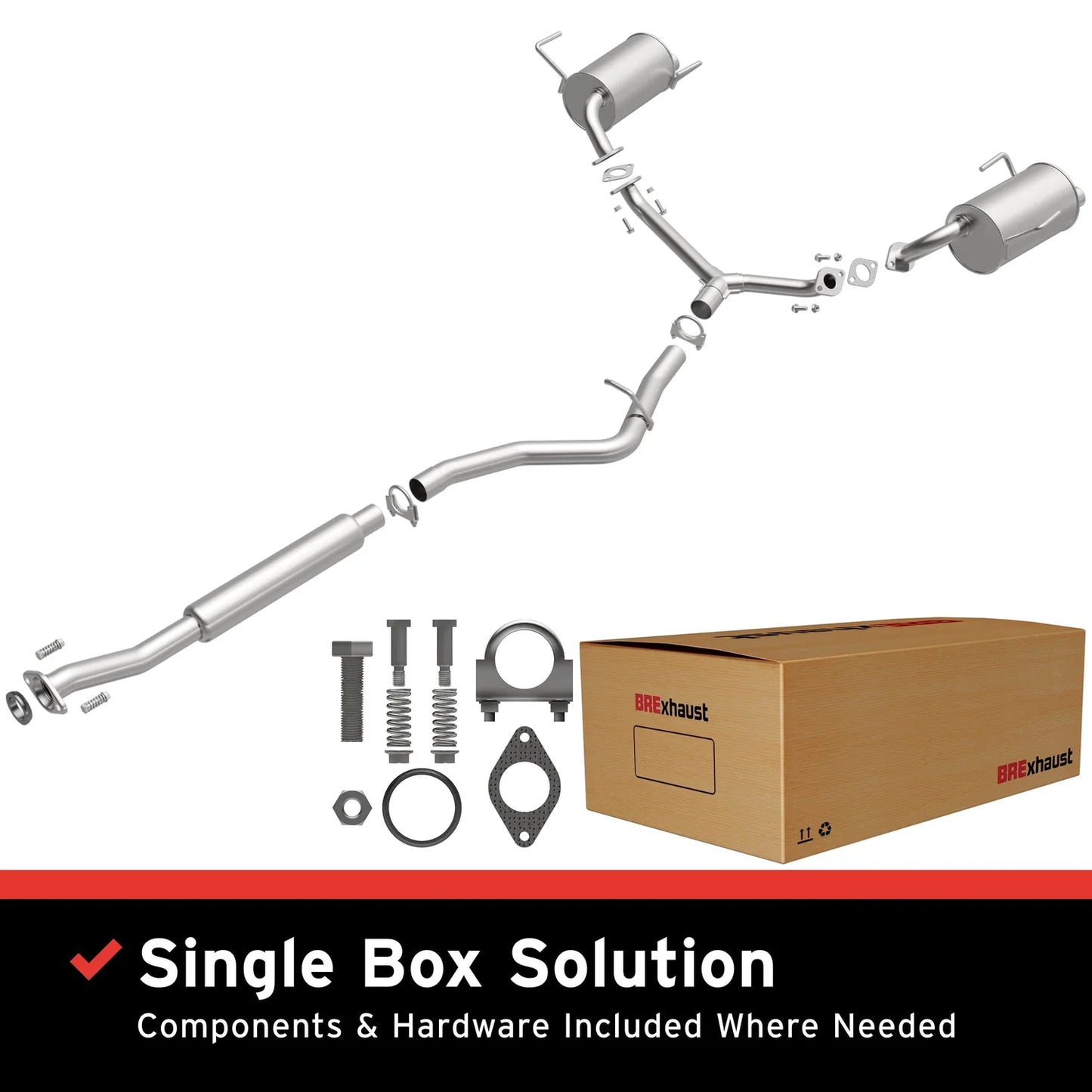 MagnaFlow BRExhaust 106-0133 Direct-Fit Replacement Exhaust System