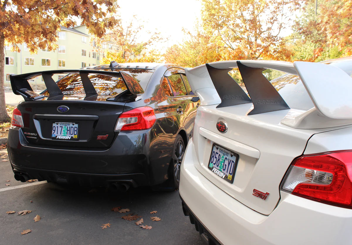 PERRIN PSP-BDY-103BK Wing Stabilizer Black for 2015–2021 Subaru WRX STI