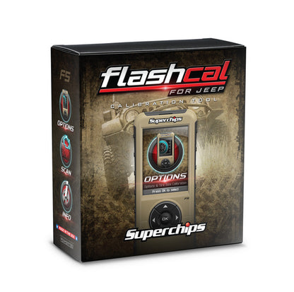 Superchips 3571 Flashcal handheld programmer for 2007-2018 Jeep Wrangler JK with color display and vehicle calibration functions