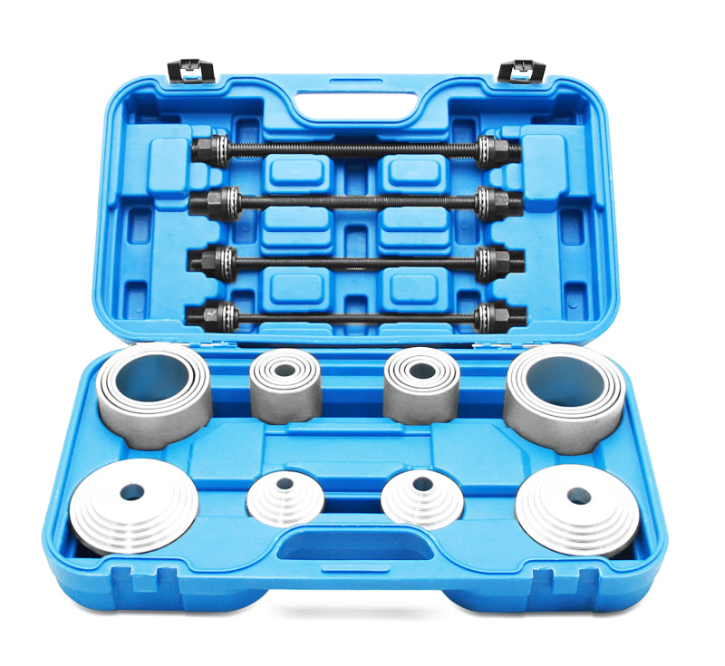 Complete SuperPro PRESSKITSP Bushing Press Tool Kit with all tubes and threaded rods.