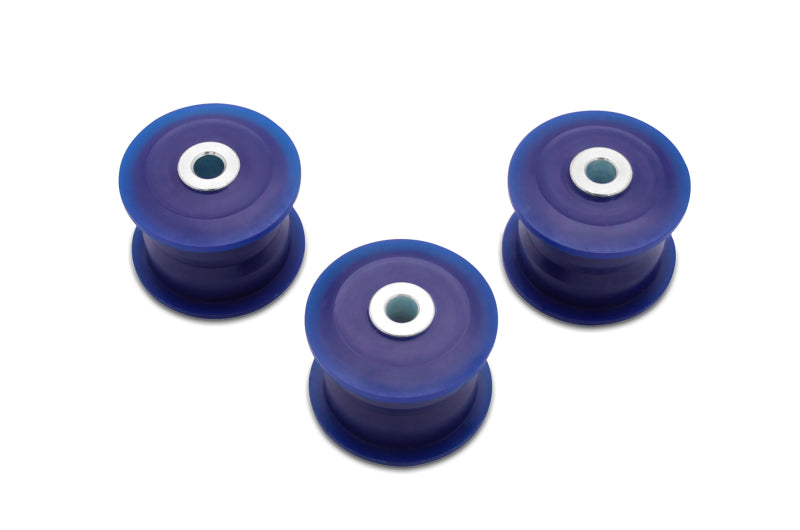 SuperPro SPF2869K polyurethane differential bushing installed in a 2010–2014 Camaro subframe.