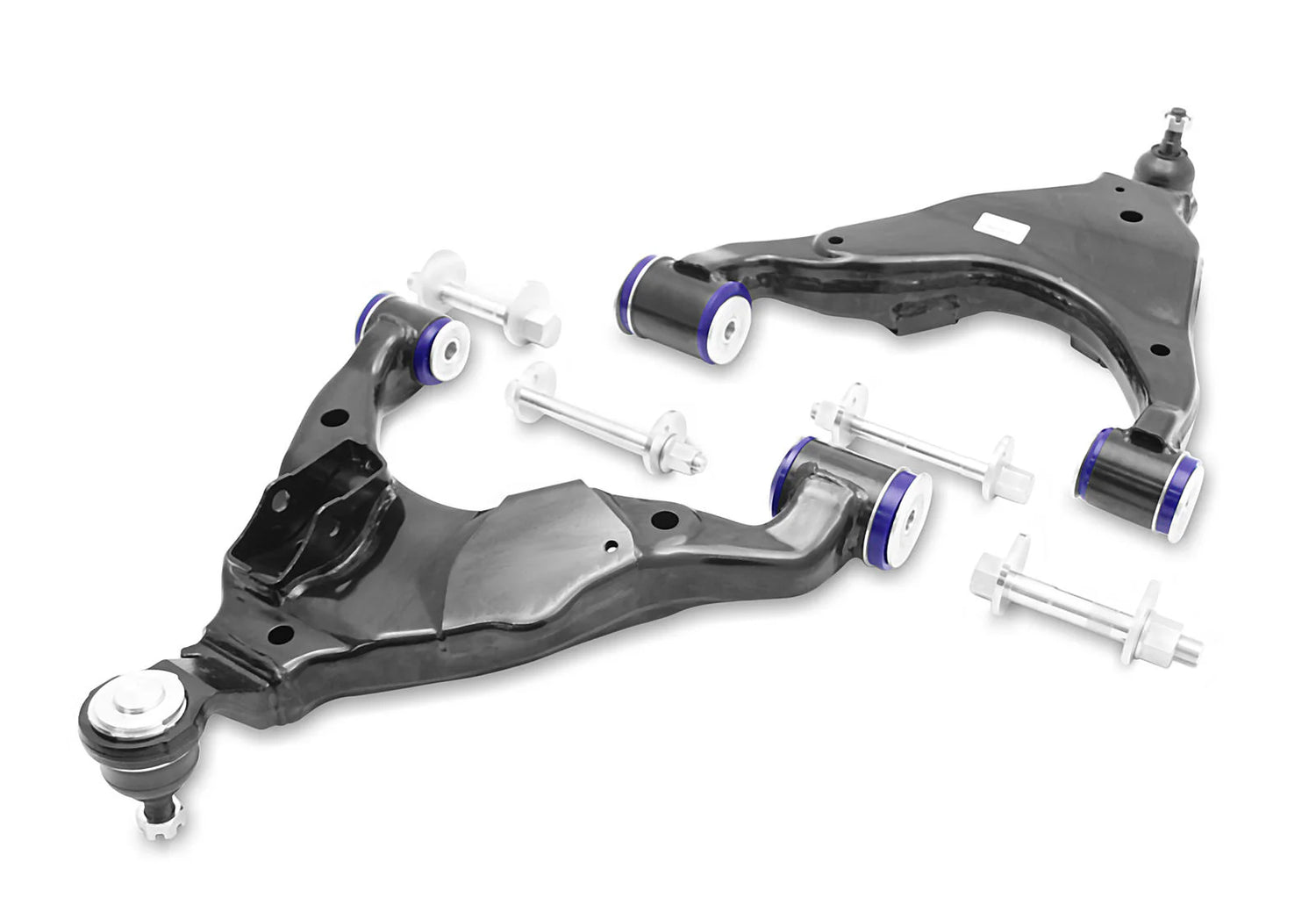 SuperPro TRC482 front double offset lower control arms fit GX470, Toyota 4Runner, and FJ Cruiser.