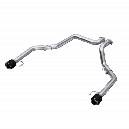 MBRP 3" Axle-Back, Dual Rear Exit, 2021-2023 Ford F-150 Raptor, 3.5L EcoBoost HO T304 Stainless Steel, Carbon Fiber Tips MBRP