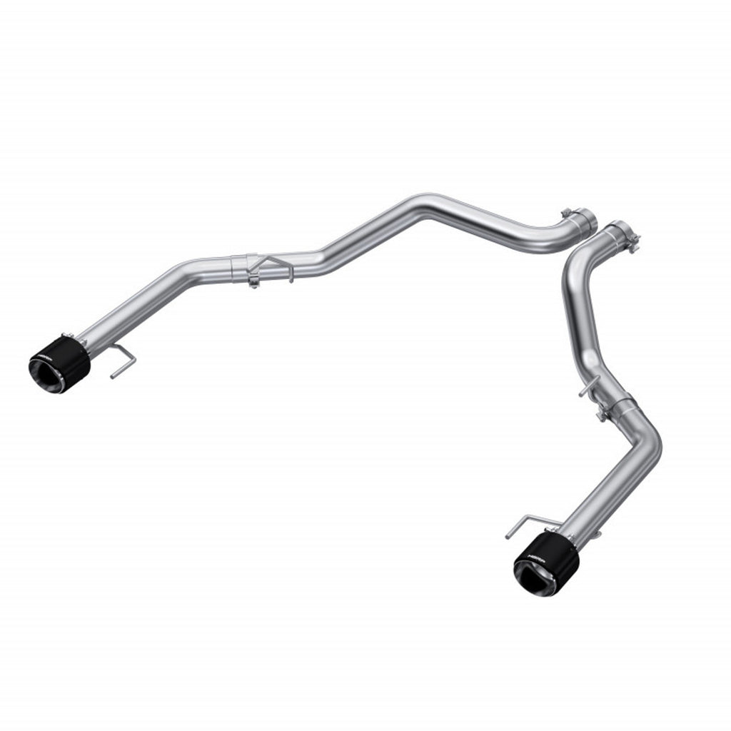 MBRP 3" Axle-Back, Dual Rear Exit, 2021-2023 Ford F-150 Raptor, 3.5L EcoBoost HO T304 Stainless Steel, Carbon Fiber Tips