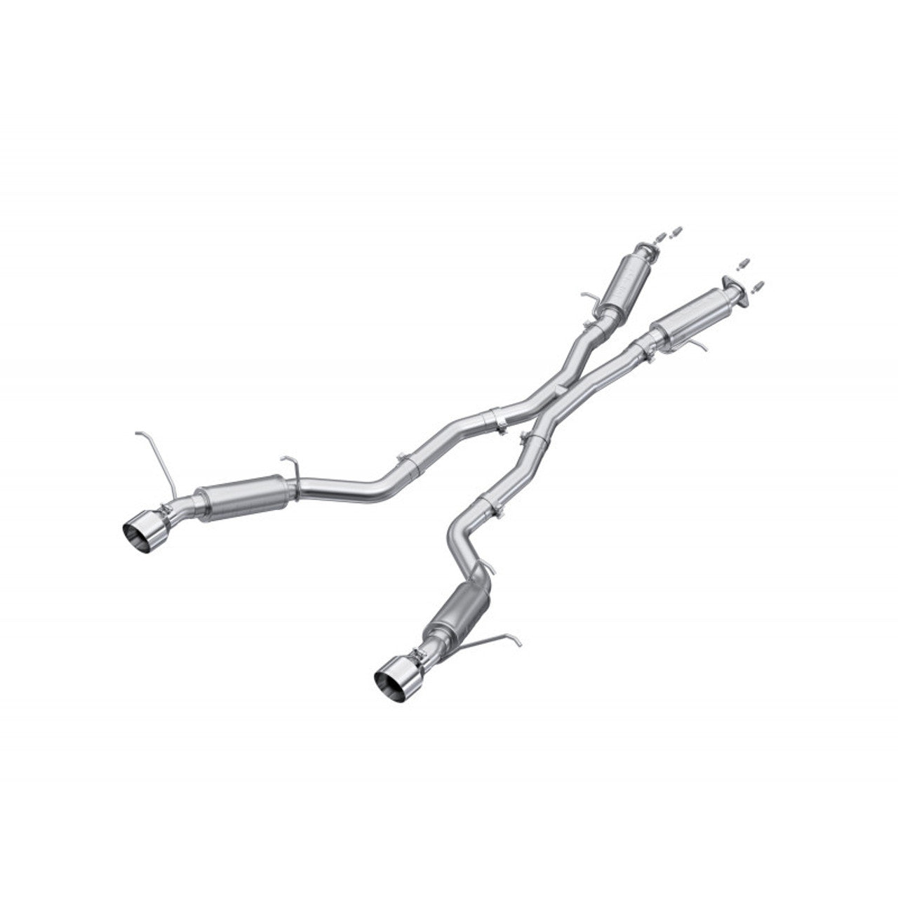 MBRP 3" Cat-Back AL Dual Rear Exit 2012-2021 Jeep Grand Cherokee 6.4L SRT8, W/ T304 Tips MBRP