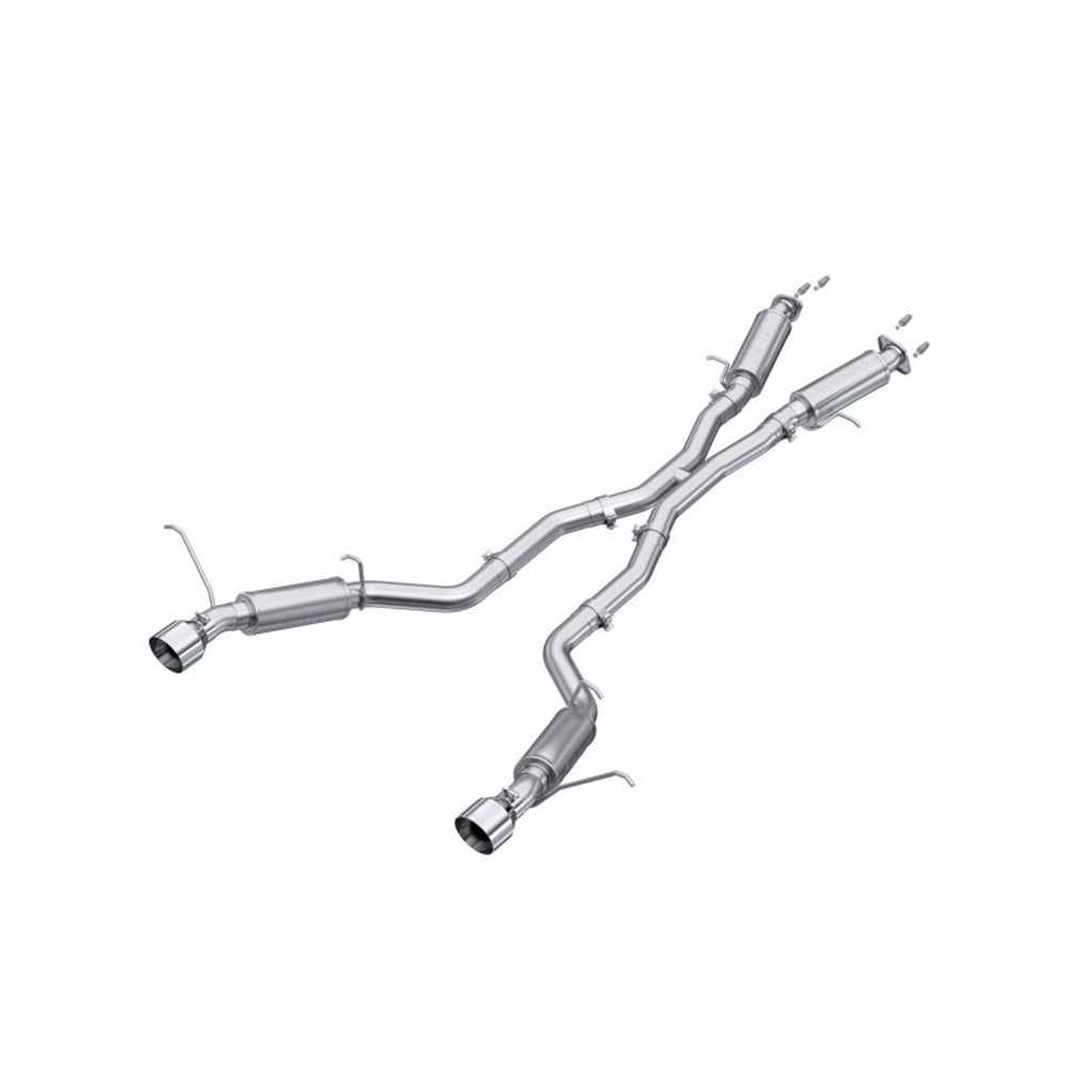 MBRP 3" Cat-Back AL Dual Rear Exit 2012-2021 Jeep Grand Cherokee 6.4L SRT8, W/ T304 Tips