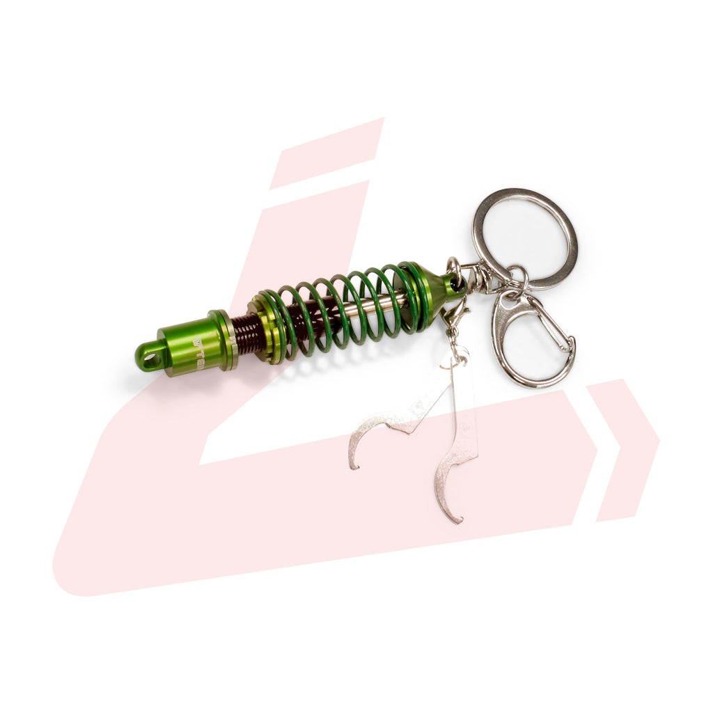 Tein Damper Keychain - Green/Black