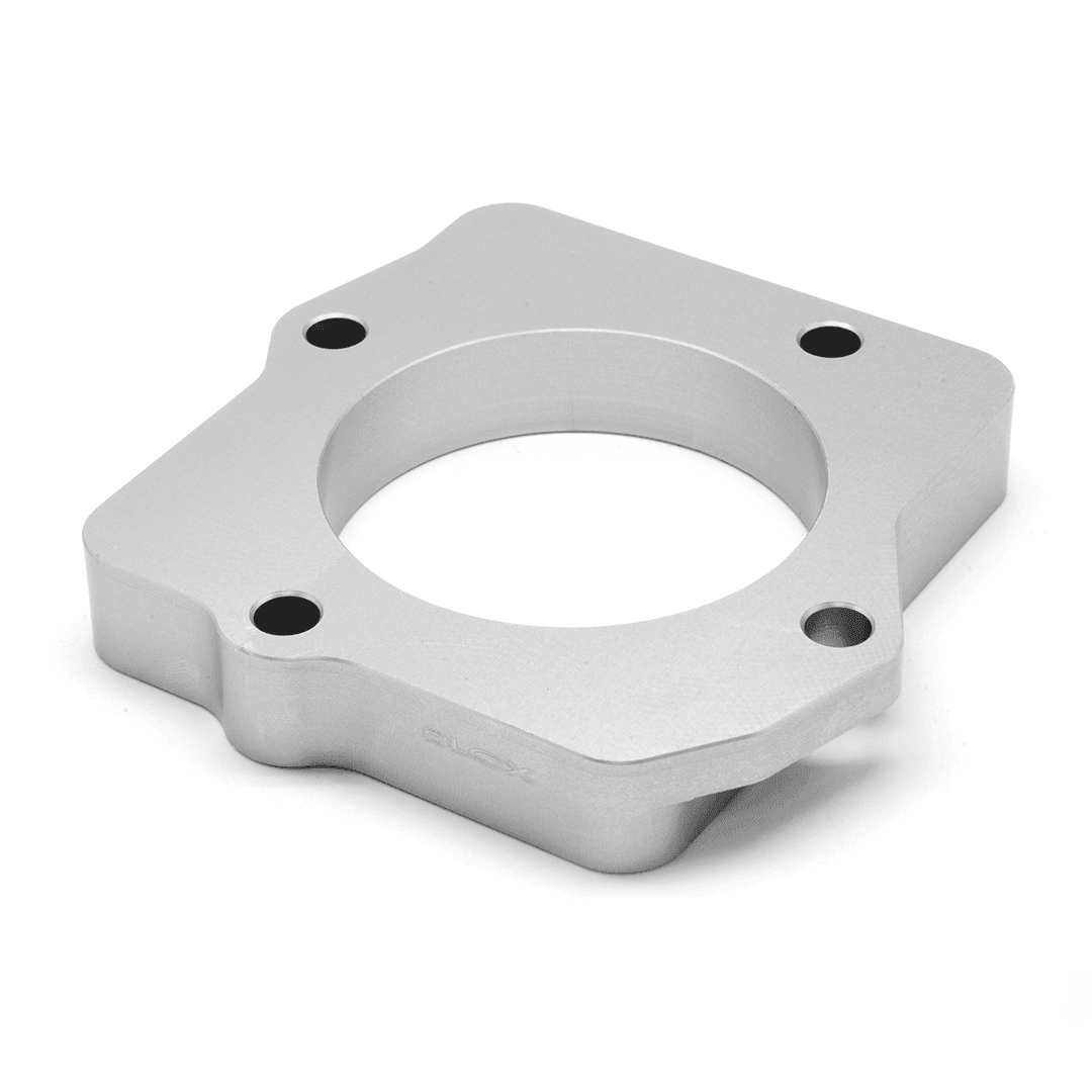 BLOX Racing Honda K2B Billet Throttle Body Adapter - Raw