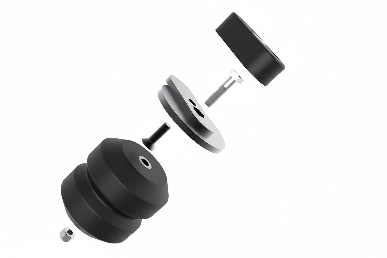 Timbren DF25004F front suspension enhancement system for 2019-2026 Ram 2500 and Ram 3500