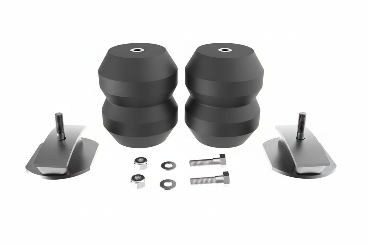Timbren FERSD rear suspension enhancement system for Ford E450 and E550 motorhome chassis
