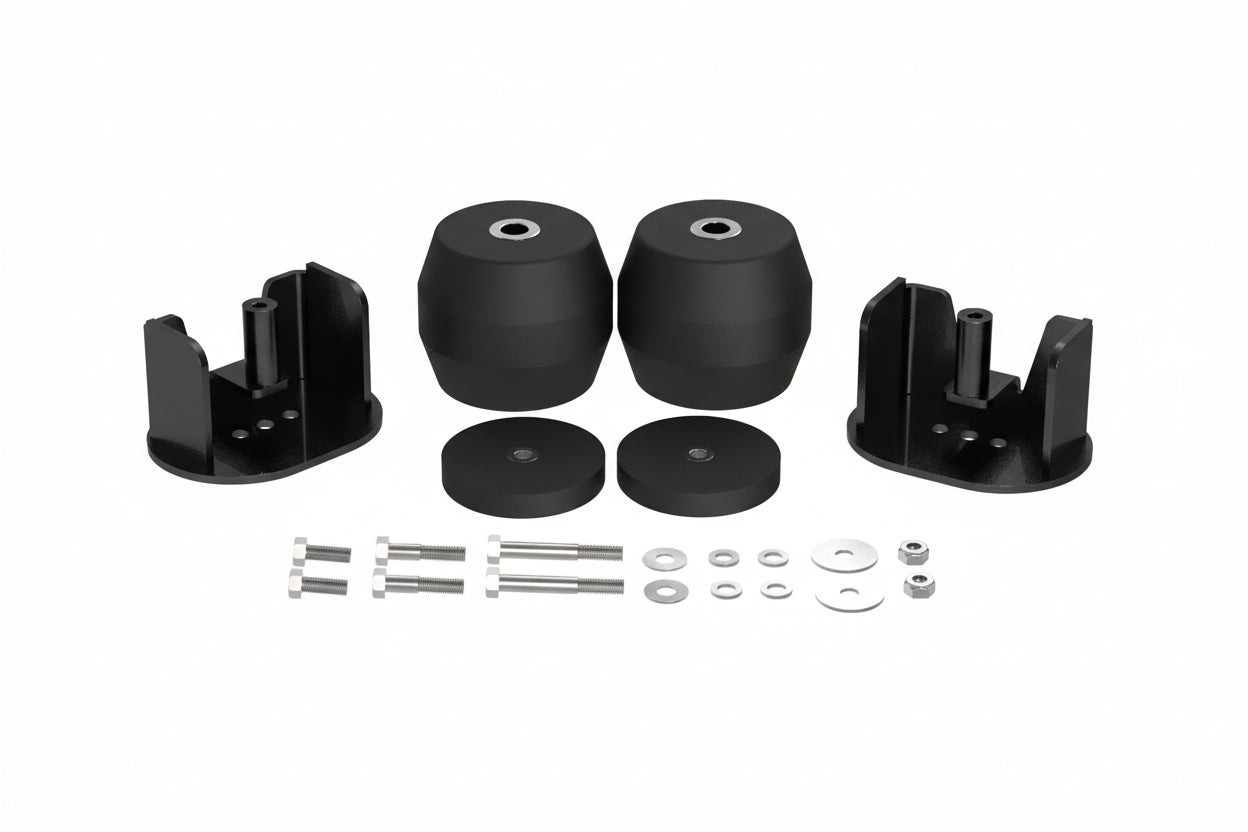 Timbren FRTT350F rear suspension enhancement system for Ford F250 and F350 Super Duty trucks