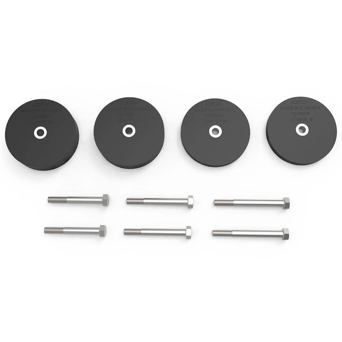 Timbren SPCRTORTUN4 rear helper spring spacer kit for Timbren TORTUN4 SES system on Toyota Tacoma and Tundra