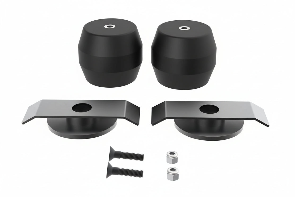 Timbren TORTTNL rear suspension enhancement system for Toyota Tacoma with 3 leaf rear suspension