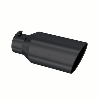 MBRP Tip, 8" O.D. Rolled End, 5" inlet 18" in length, Black Coated MBRP
