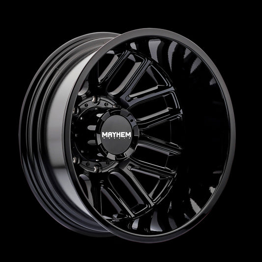Mayhem Cogent Dually 8107D 17x6.5 8-210 BP 125mm Offset 154.2mm Bore Polished Wheel
