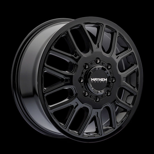 Mayhem 8107D Cogent Dually 20x8.25 / 8x165.1 BP / 115mm Offset / 121.3mm Hub Gloss Black Wheel