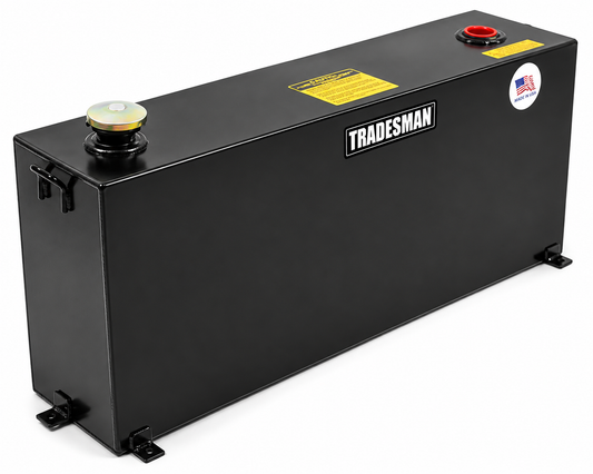 Tradesman 73750 50 gallon black steel vertical liquid storage tank