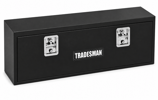 Tradesman 76148T 48 inch black steel top mount truck tool box